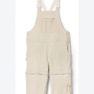 Outdoor Voices RecTrek Zip-Off Overalls Cream Size XXXL